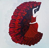 Flamenco circel jurk